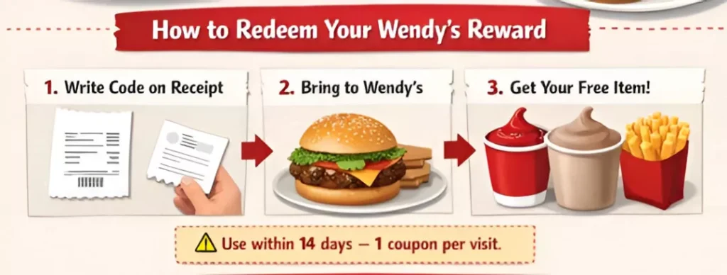 How to Redeem Your Wendy’s Survey Reward